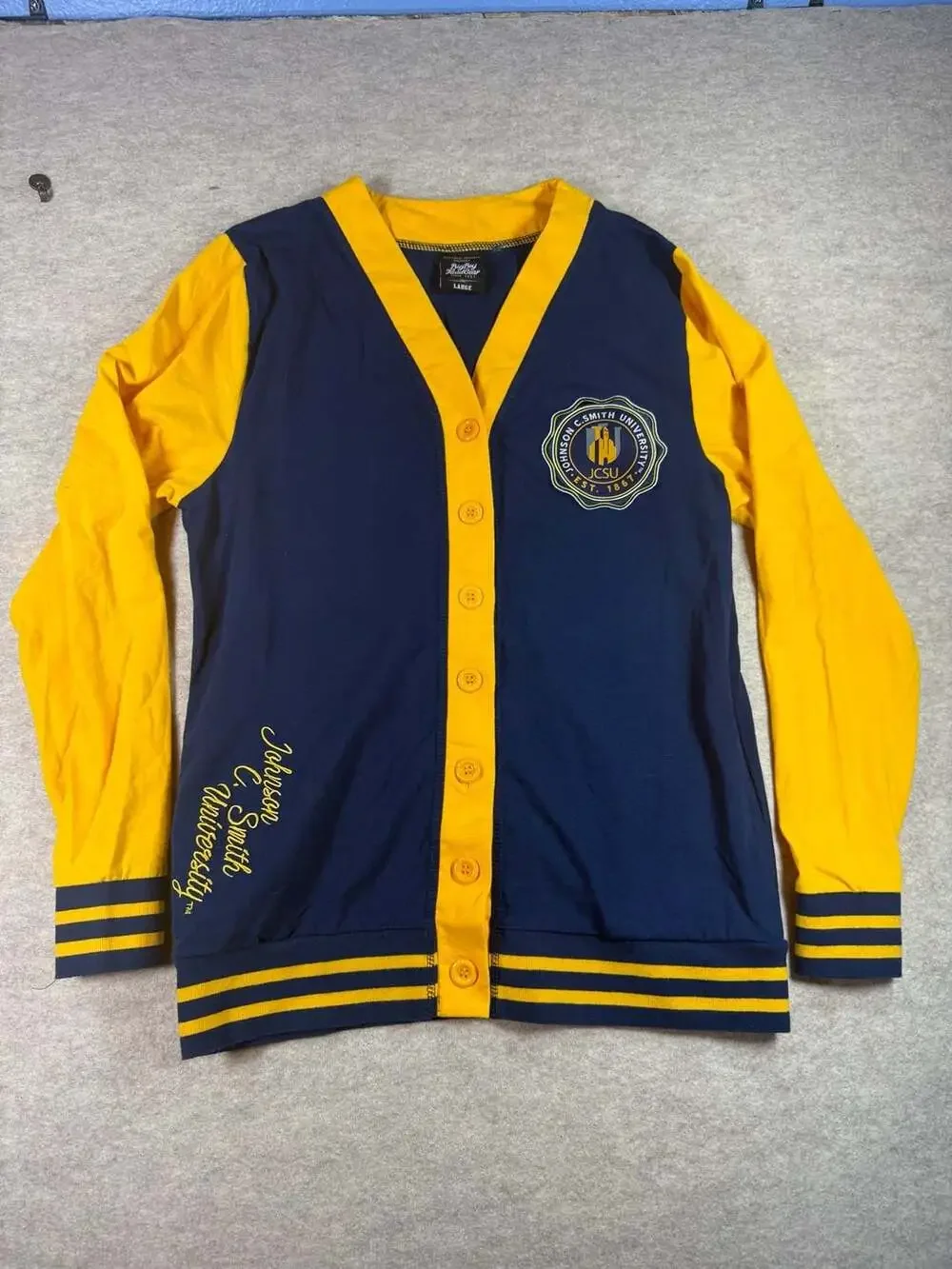 Big Boy Headgear Johnson C. Smith University Lightweight Cardigan